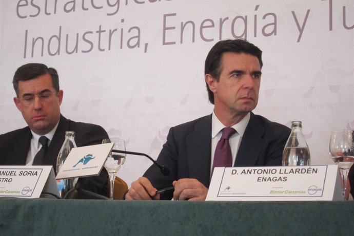 José Manuel Soria, Ministro De Industria, Turismo Y Energía