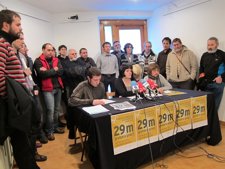 Representantes De Sindicatos Nacionalistas Y Colectivos Sociales.