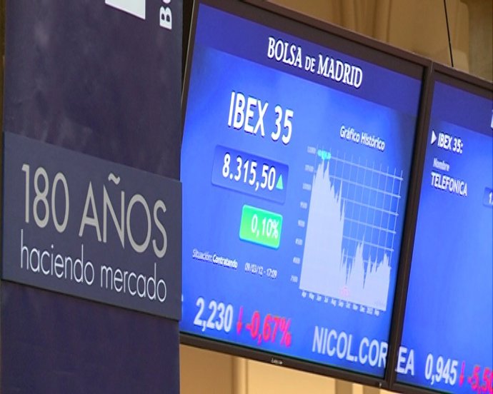 El Ibex despide los 8.300 puntos