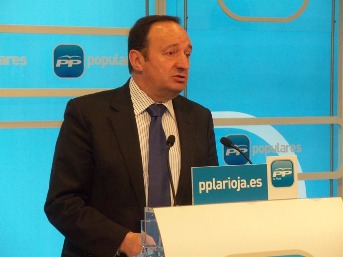 Pedro Sanz, Presidente Del PP De La Rioja