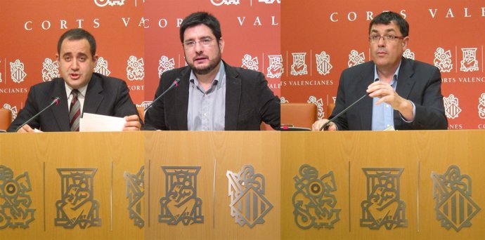 Alarte, Blanco Y Morera En Rueda De Prensa Tras La Junta De Síndics