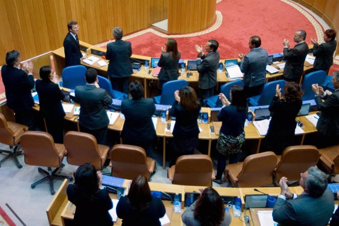 alberto nunez feijoo comparece no parlamento no debate anual de politica xeralfo