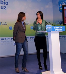Patricia Navarro Y Rosario Soto En Rueda De Prensa