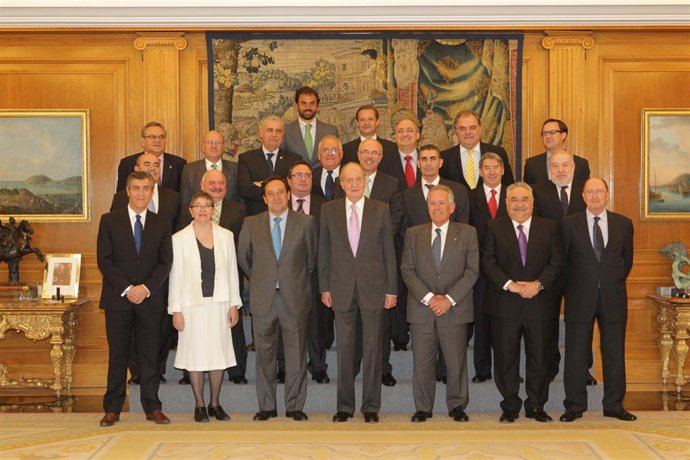 El Rey Recibe A La Junta Directiva De CEAT