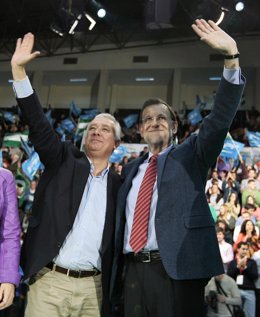 Rajoy Y Arenas En Málaga.