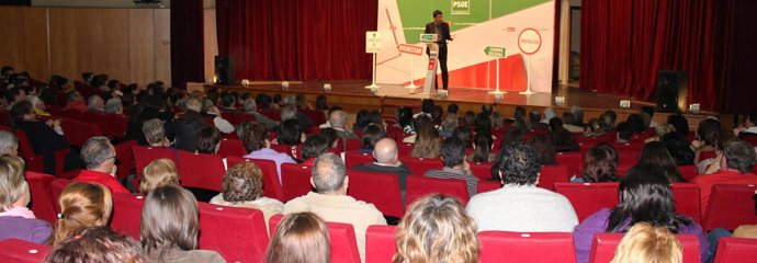 Mario Jiménez (PSOE-A) En Un Acto Electoral En Bollullos (Huelva)