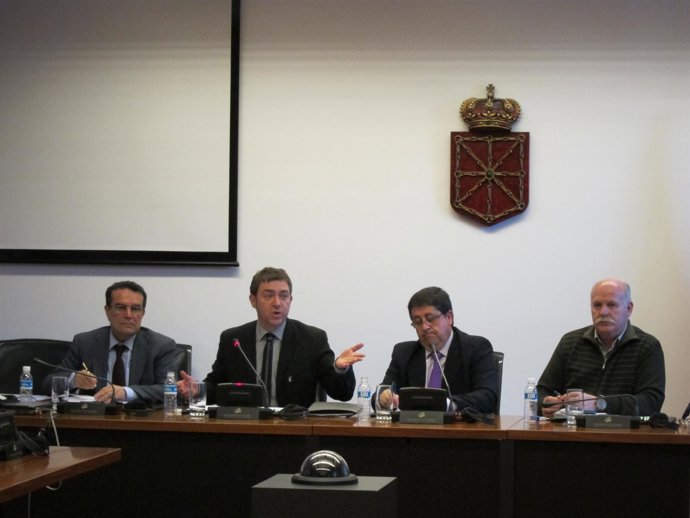 El Vicepresidente Jiménez En Comisión Parlamentaria.