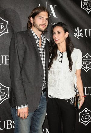 Ashton Kutcher Y Demi Moore 