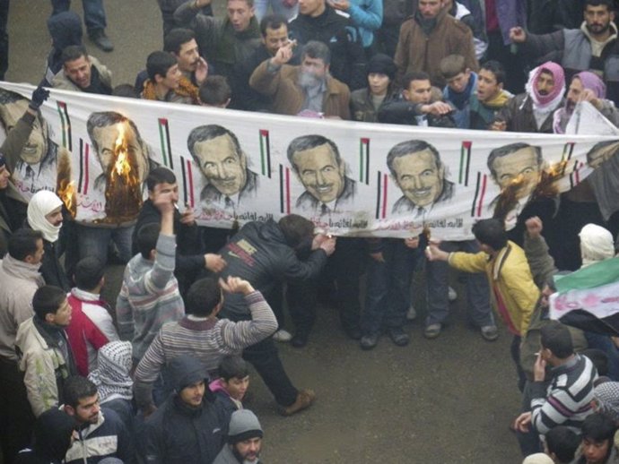 Manifestación En Siria