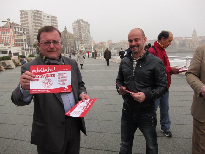 Jesús Iglesias Y Jorge Espina, En Gijón