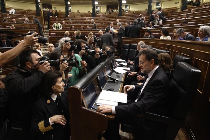 Mariano Rajoy Comparece En El Pleno Del Congreso