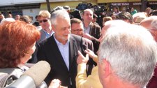 Griñán, Durante Un Recorrido Electoral En Marbella (Málaga)