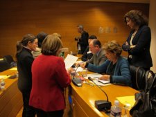 Reunión De Los Portavoces De La Comisión Con La Mesa De La Comisión De Emarsa 