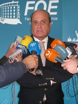 El Presidente Del Consejo Andaluz De Cámaras De Comercio, Antonio Ponce. 