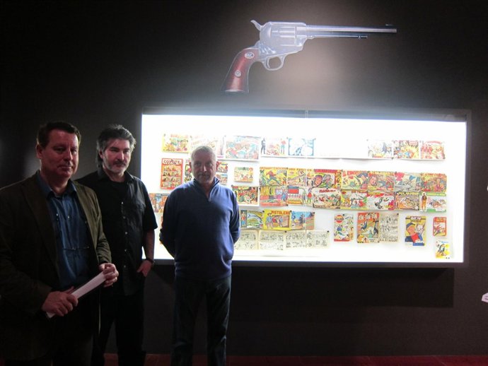 Jerónimo Blasco, Dionisio Platel Y Jesús Castillo, En 'Una Vida De Tebeos'