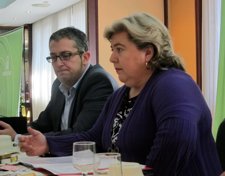 Clara Aguilera Durante El Desayuno Informativo.