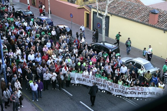 Un Momento De La Manifestación