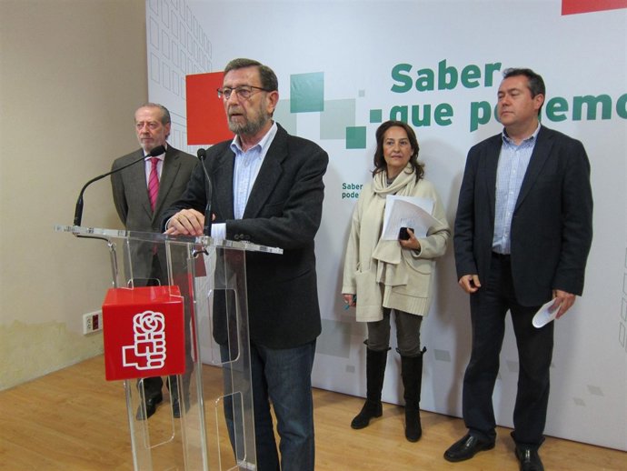 El Presidente De La Comisión Gestora Del PSOE De Sevilla, Manuel Gracia
