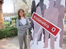 Leonor Flores, Precandidata A La Secretaría Del PSOE En Cáceres.