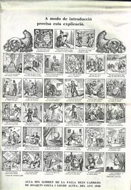 Explicación De Las Aucas En El Llibret De 1946 Remitida Por La Diputación.