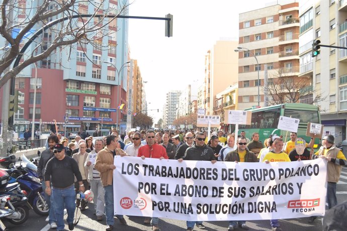 Trabajadores De Polanco Se Movilizan En Cádiz