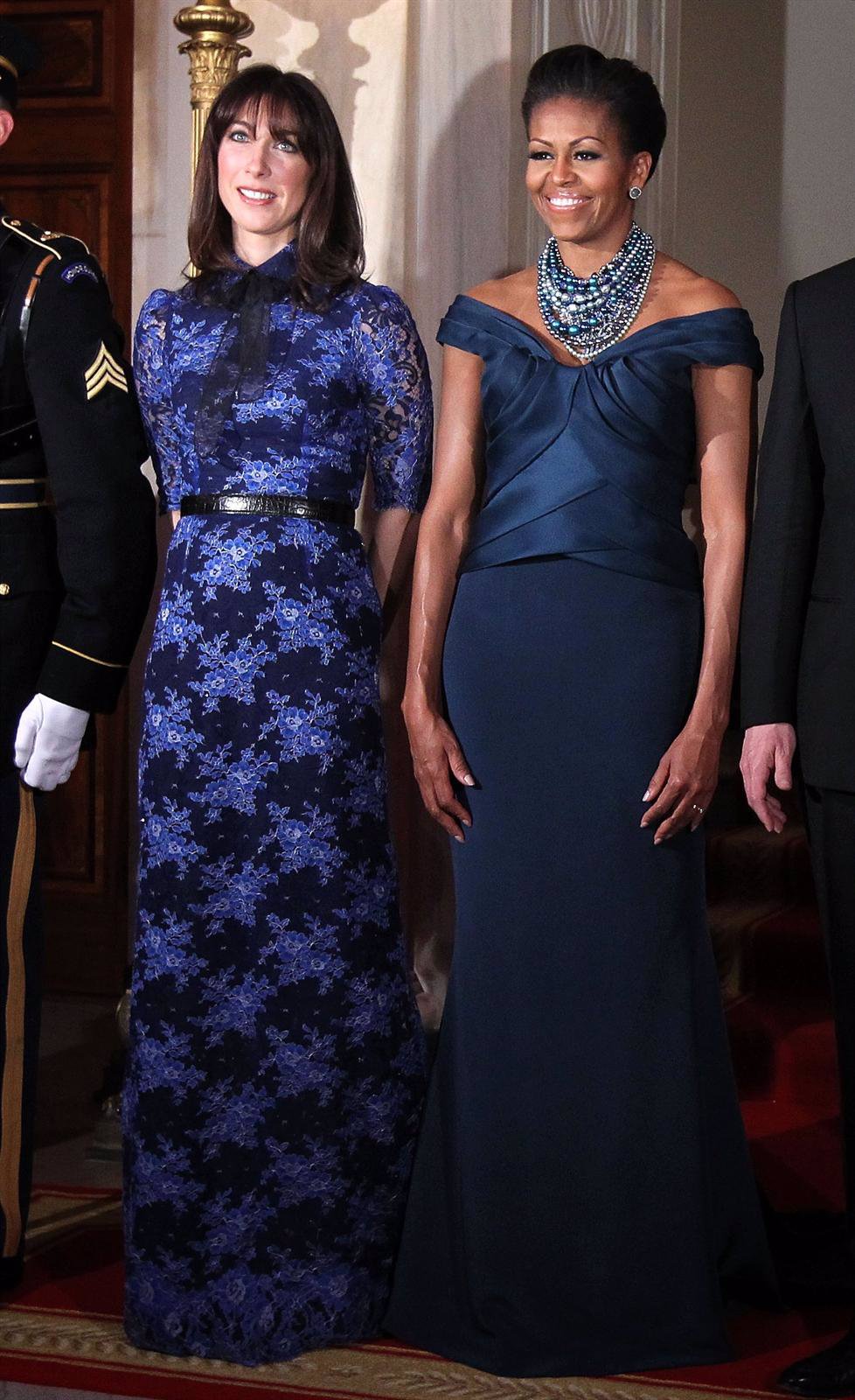 Samantha Cameron Y Michelle Obama En La Casa Blanca 