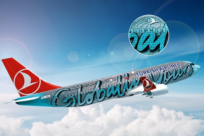 Avión Turkish 'Globally Yorus'