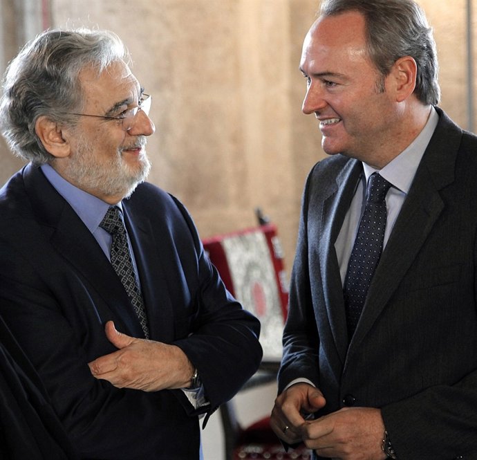 Placido Domingo Y Aberto Fabra 