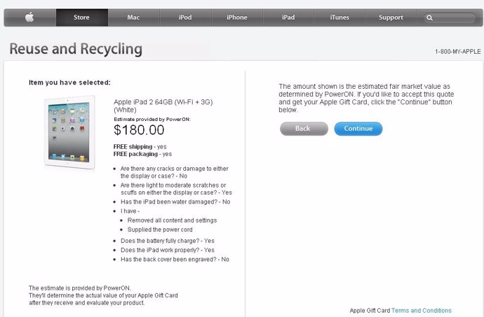 Página Reuse And Recycling De Apple
