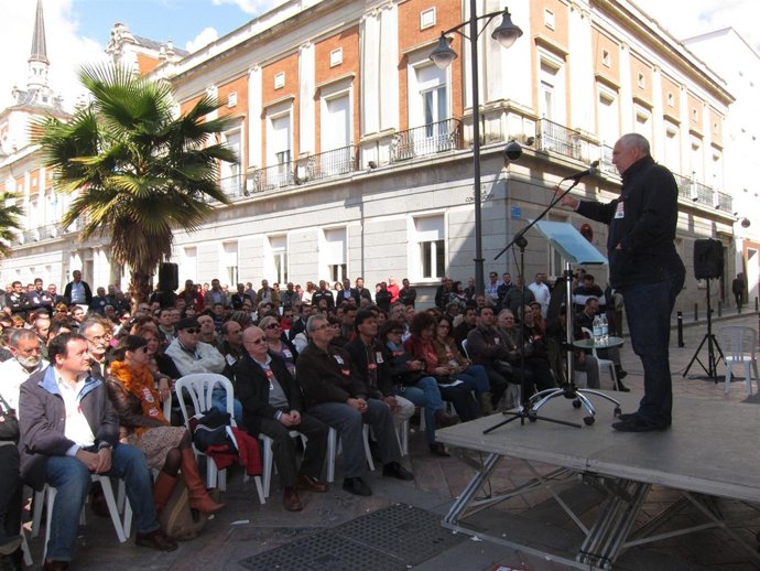 El Secretario General De CCOO-A, Francisco Carbonero, En Un Acto Público. 