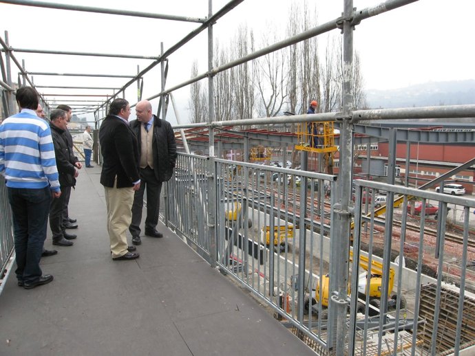 Juan Vega, En Su Visita A Langreo