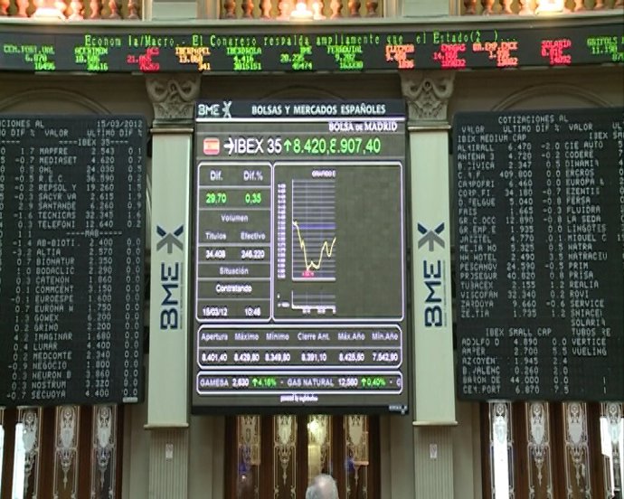 El Ibex abre con una dubida del 0,03%