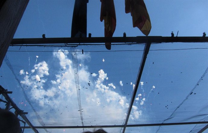 Disparo De Pirotecnia Valenciana