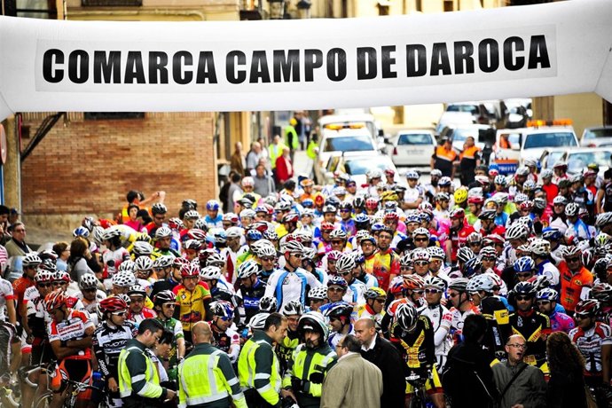 Salida De La II Cicloturista Las Grullas En Daroca