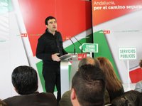 25M.- PSOE-A no da crédito a las encuestas de los medios, que "compiten por ver quién le echa más incienso a Arenas"