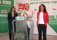 Griñán expresa apoyo a profesionales sanitarios