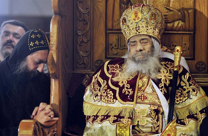 El Papa De La Iglesia Copta Shenouda III, Muerto