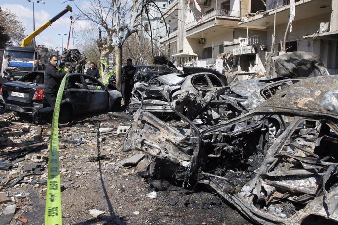 Atentado, Explosión En Damasco, Siria