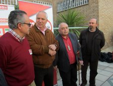 Carbonero Y Pastrana, Con Sus Homólogos En Jaén, José Moral Y Manuel Salazar.