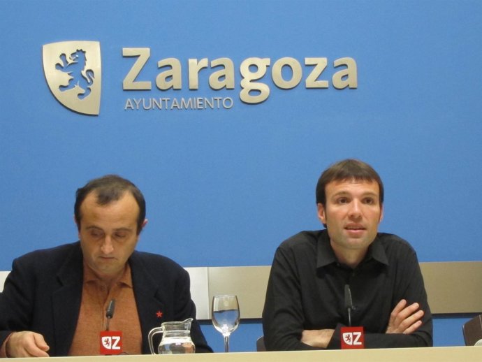 Los Concejales De IU, Raúl Ariza Y Pablo Muñoz.