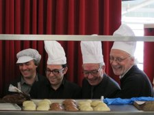 Sergi Belbel (TNC), Daniel Fernández (ADETCA) Y J. M. Gual (AADPC)