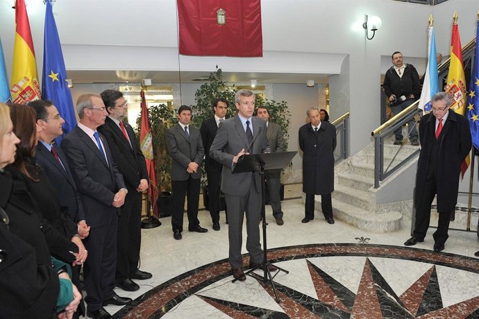 Alfonso Rueda En El Acto Por El Bicentenario De La 'Pepa'