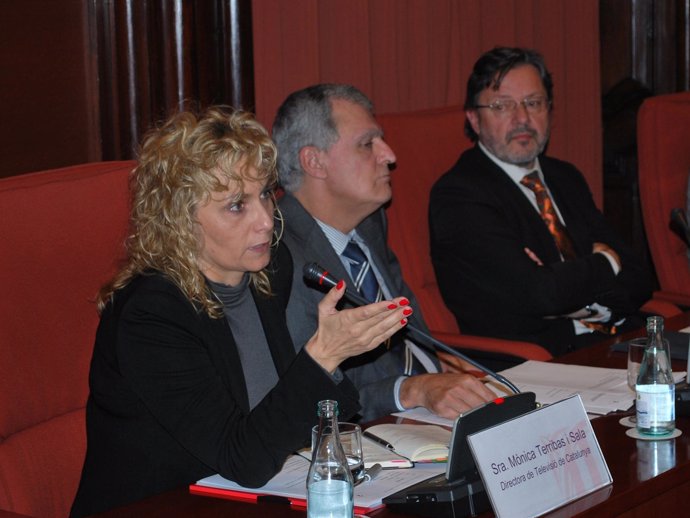 Mònica Terribas En La Comisión Parlamentaria De La CCMA