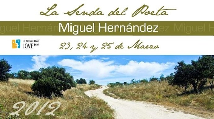 Cartel De La Convocatoria 2012 De La Senda Del Poeta