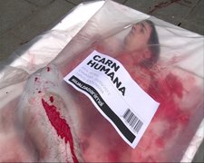 Conmemoración En Barcelona De Igualdad Animal Del Día Sin Carne