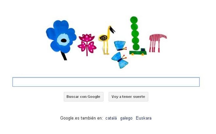 'Doodle' Llegada Equinoccio Primavera 2012