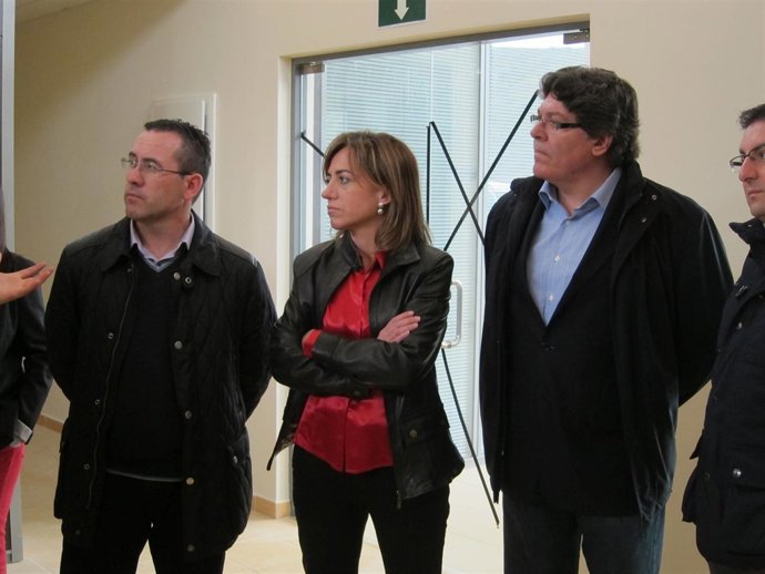 Carme Chacón, En Un Acto De Campaña En Albox (Almería)