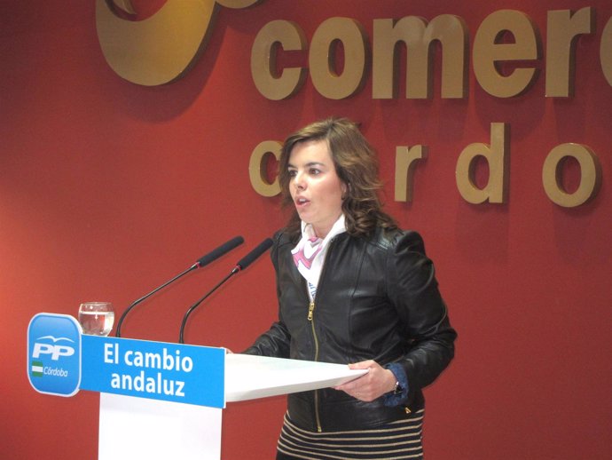 La Vicepresidenta Del Gobierno Y Portavoz, Soraya Sáenz De Santamaría