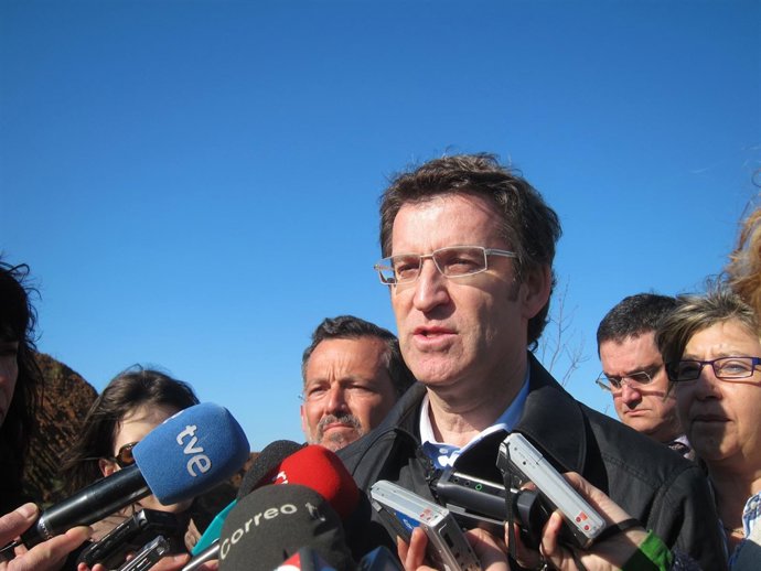 El Presidente De La Xunta, Alberto Núñez Feijóo, En El Acto Del Día Forestal