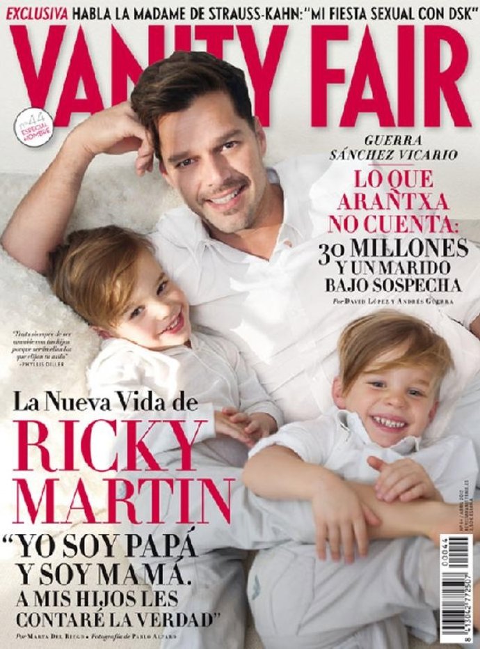 Ricky Martin En La Portada De 'Vanity Fair'. Abril 2012
